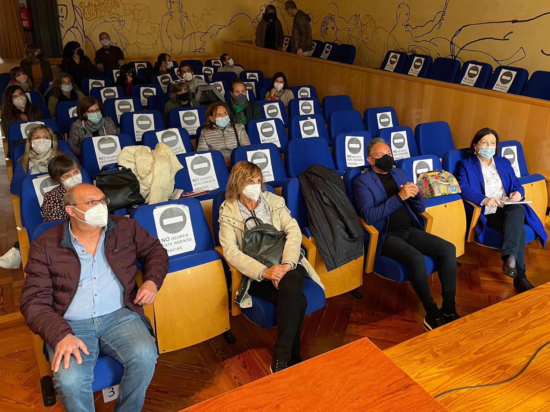 Acto de homenaje a compañeros jubilados.