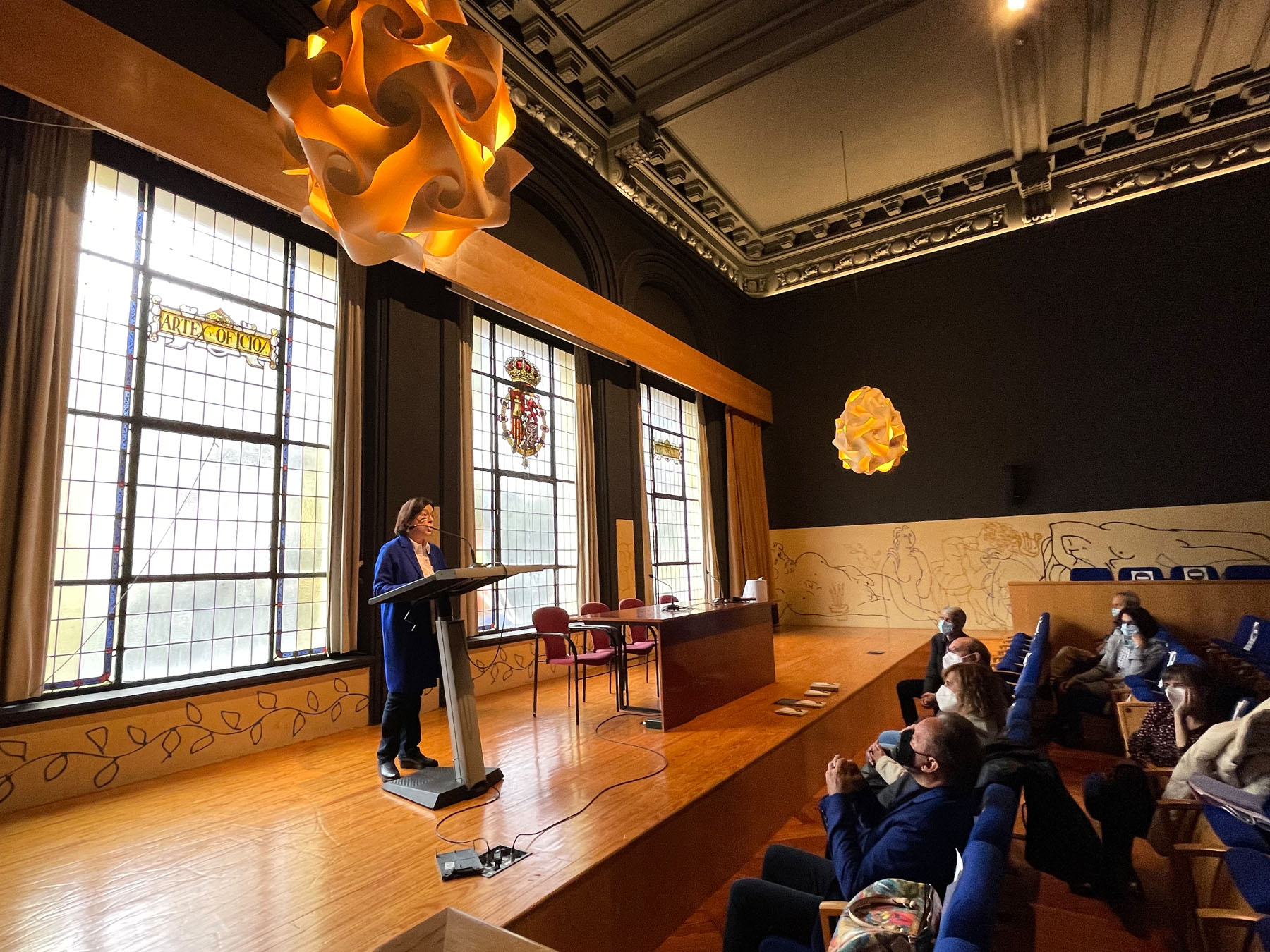 Acto de homenaje a compañeros jubilados.