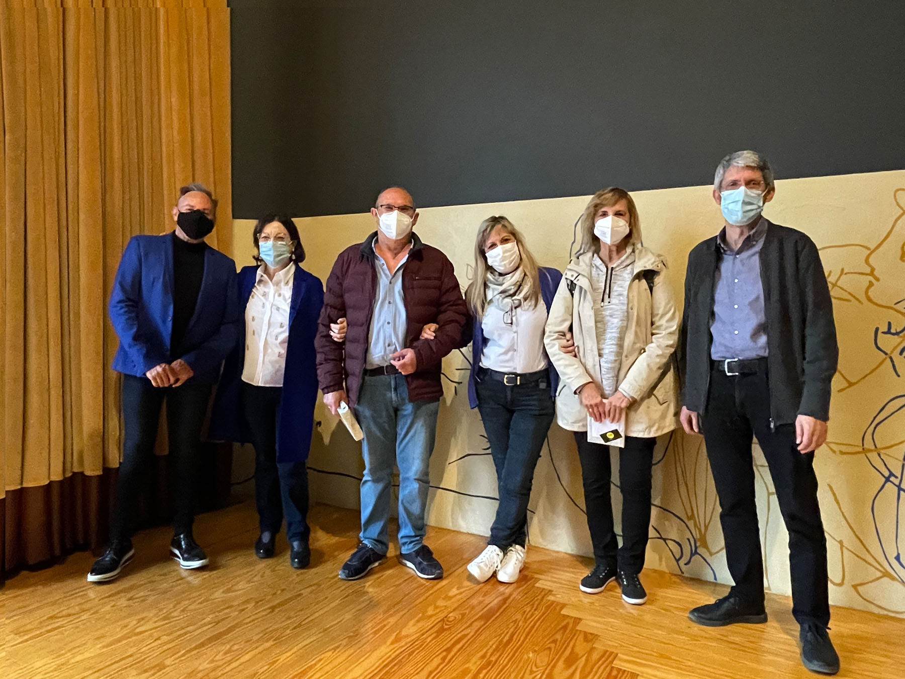 Acto de homenaje a compañeros jubilados.