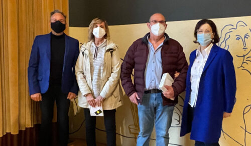 Acto de homenaje a compañeros jubilados.