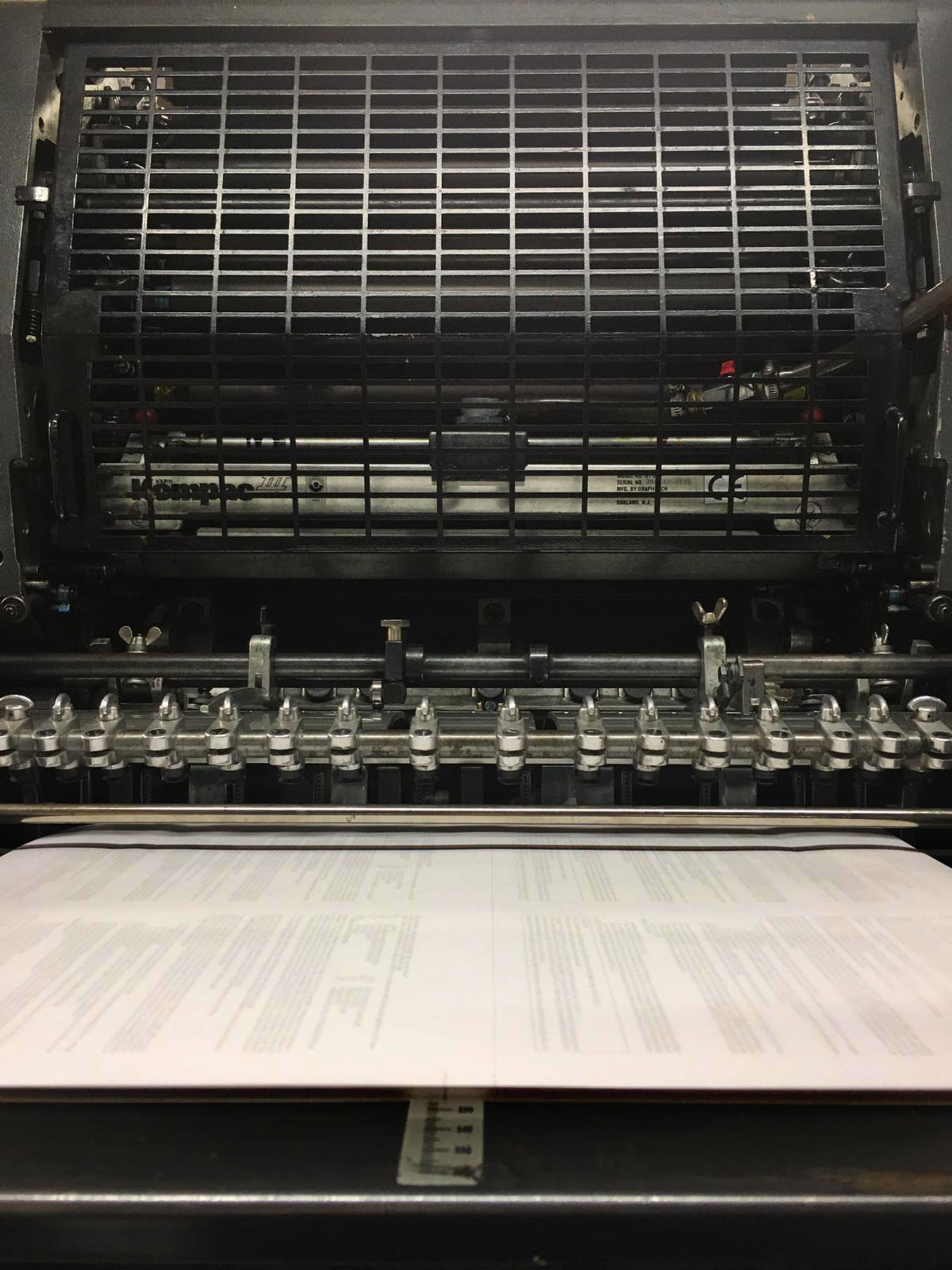 Visita de 2º de gráfico a la Imprenta Vidal