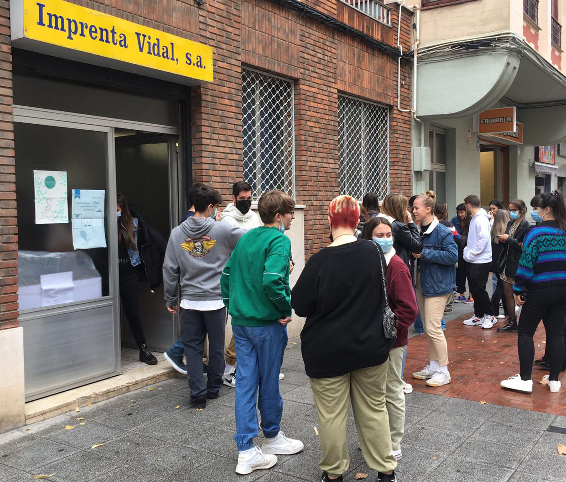 Visita de 2º de gráfico a la Imprenta Vidal