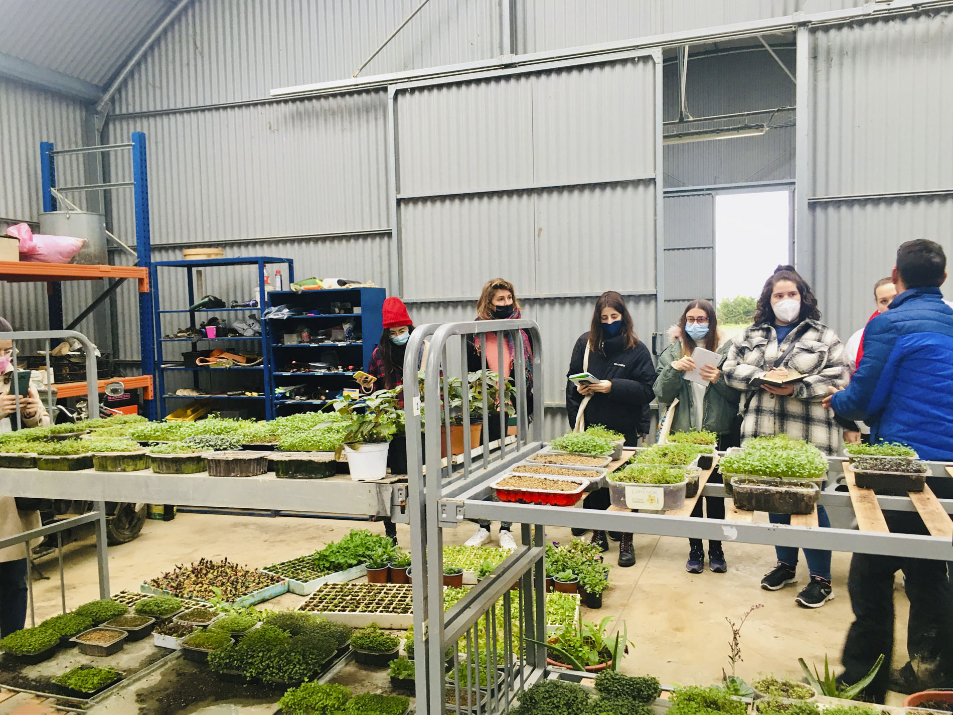 Los estudiantes del Máster de Packaging visitan la Huerta del Oja