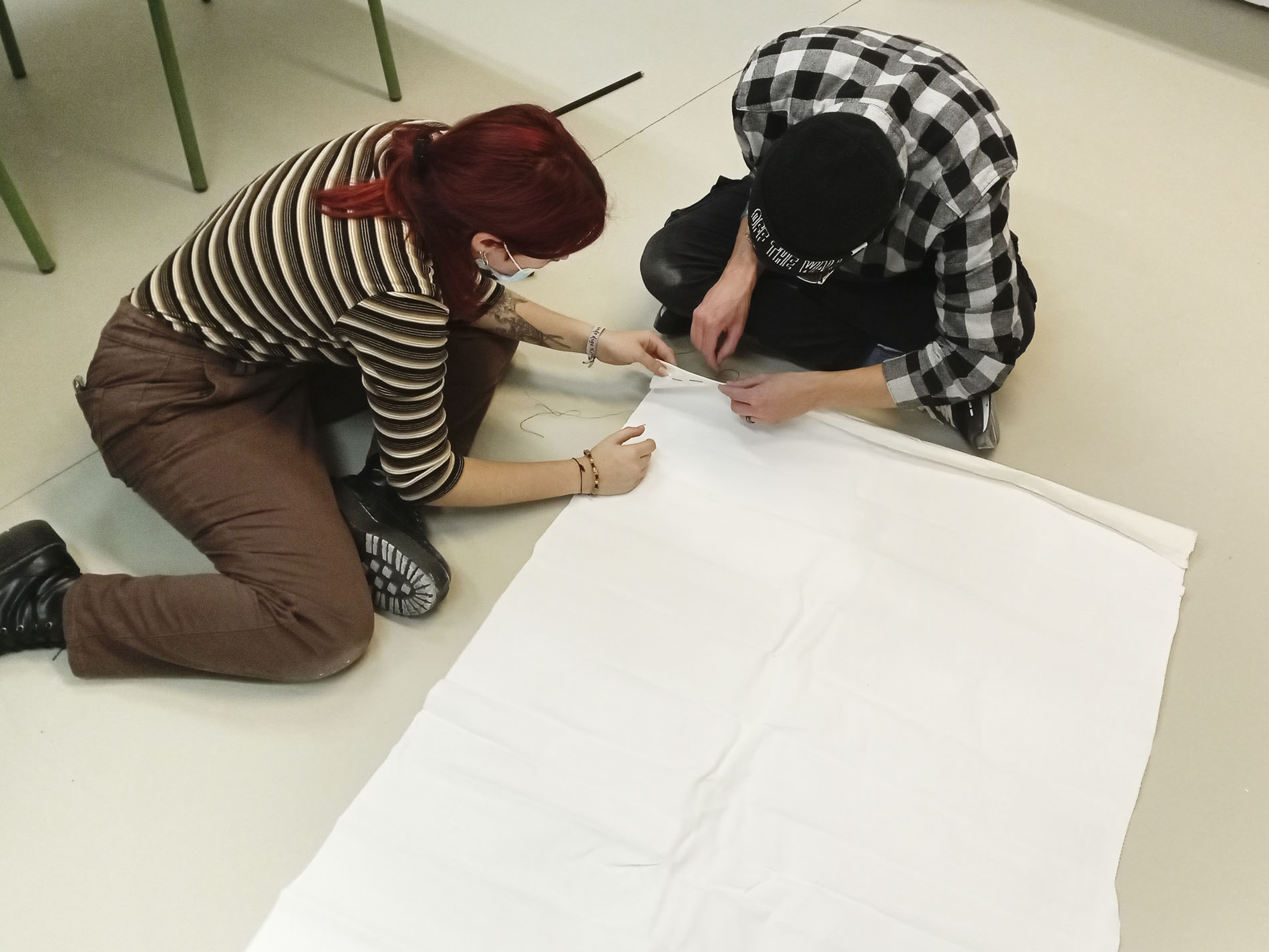 Esculturas de luz con Amaia Lekerikabeaskoa e Isusko Vivas