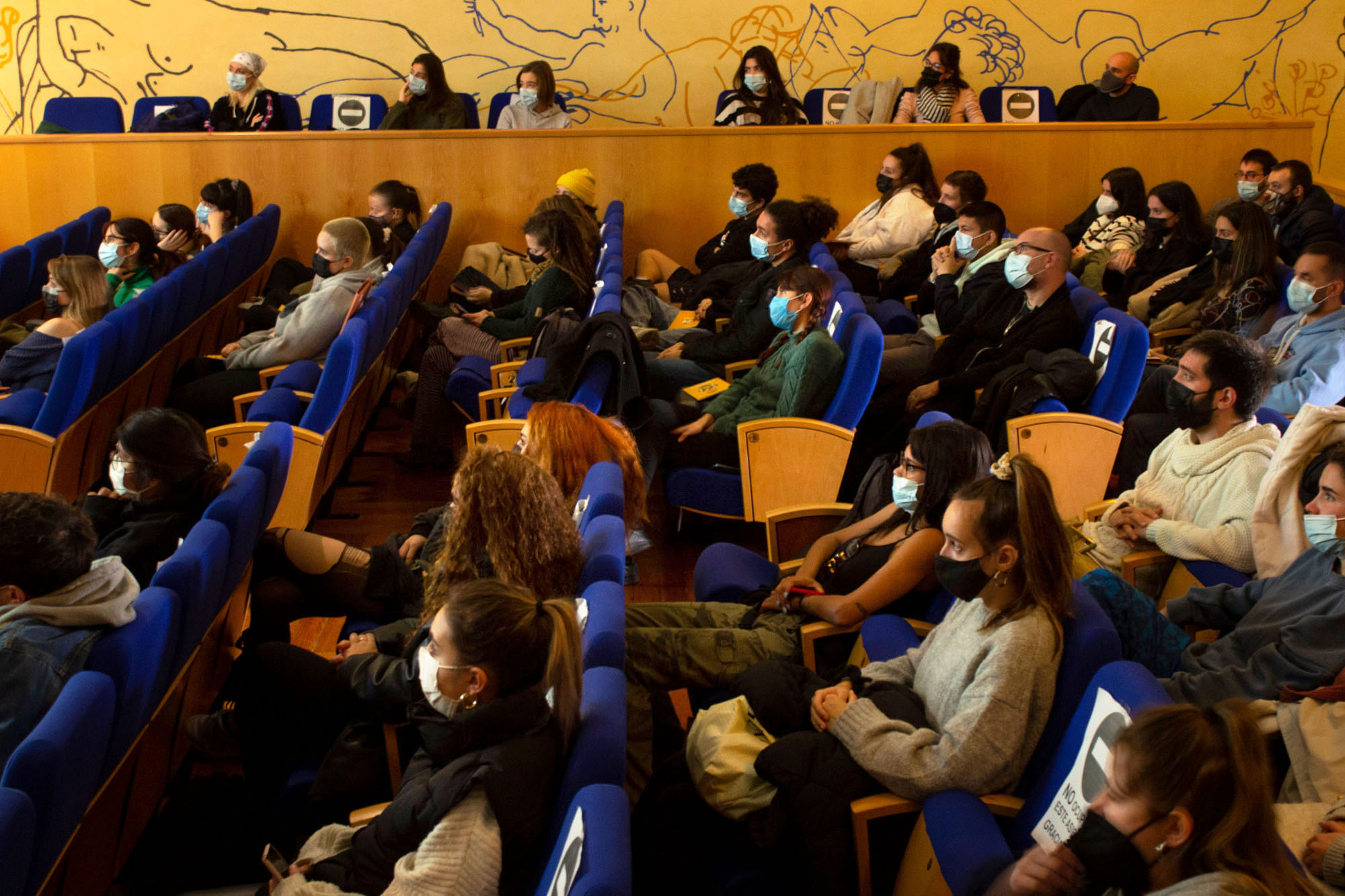 Cuéntalo. Madalena Matoso y Antonio Ladrillo en la Esdir.