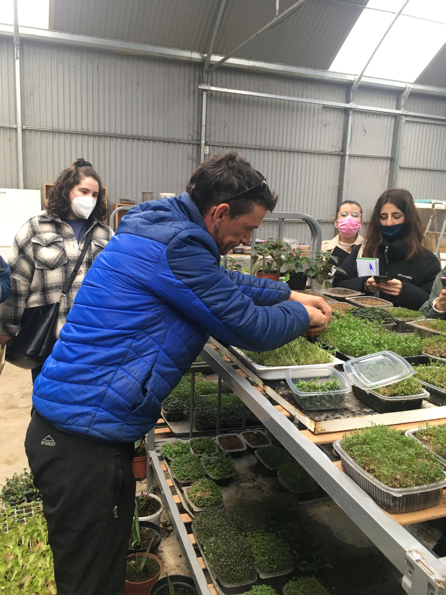 Los estudiantes del Máster de Packaging visitan la Huerta del Oja