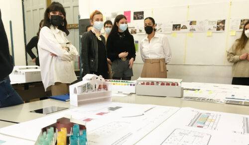 Visita de Esmeralda Campos a 3º de Interiores