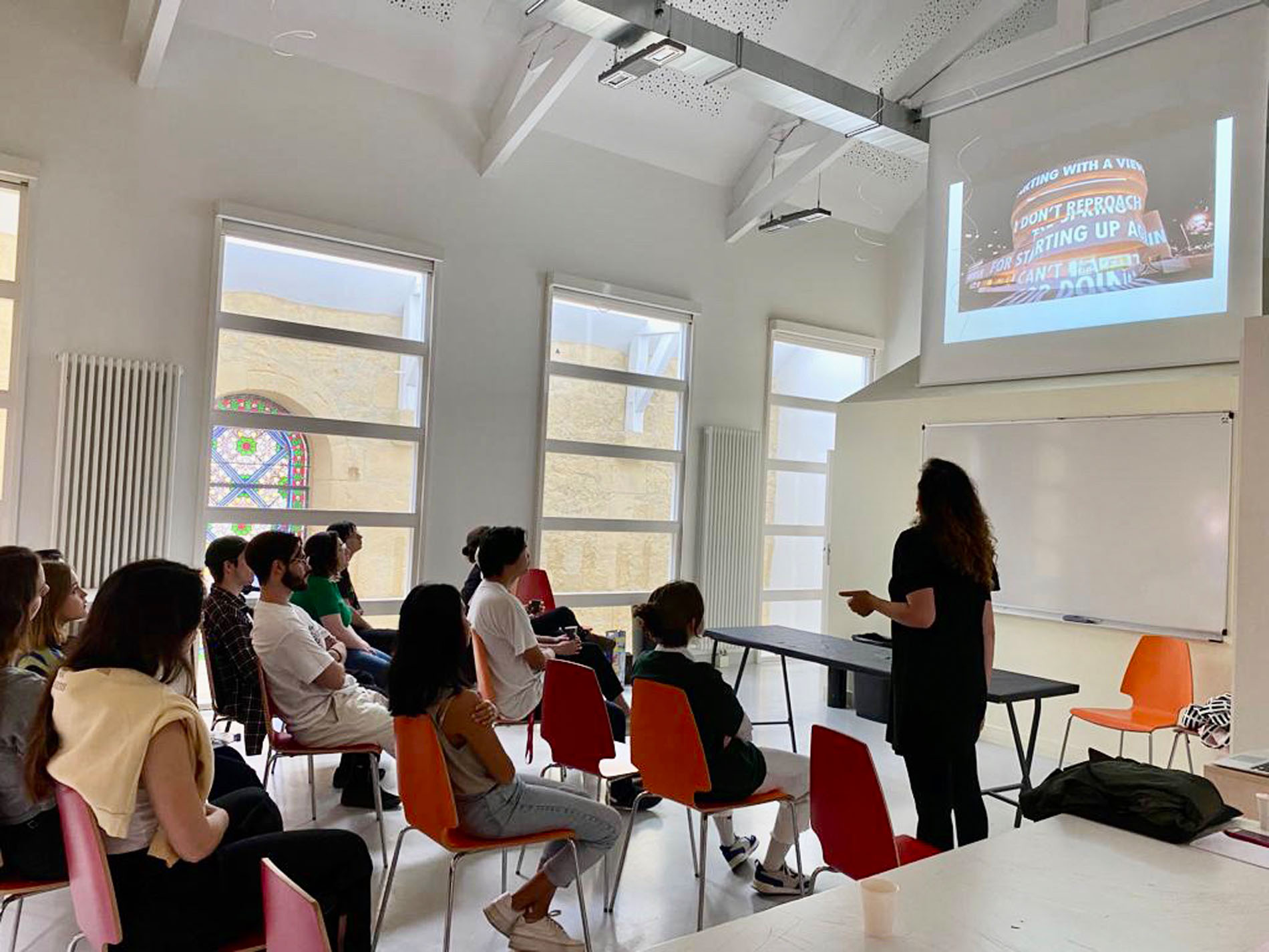 Taller de Supergráfica en la Escuela de Diseño de Burdeos Immaconcept