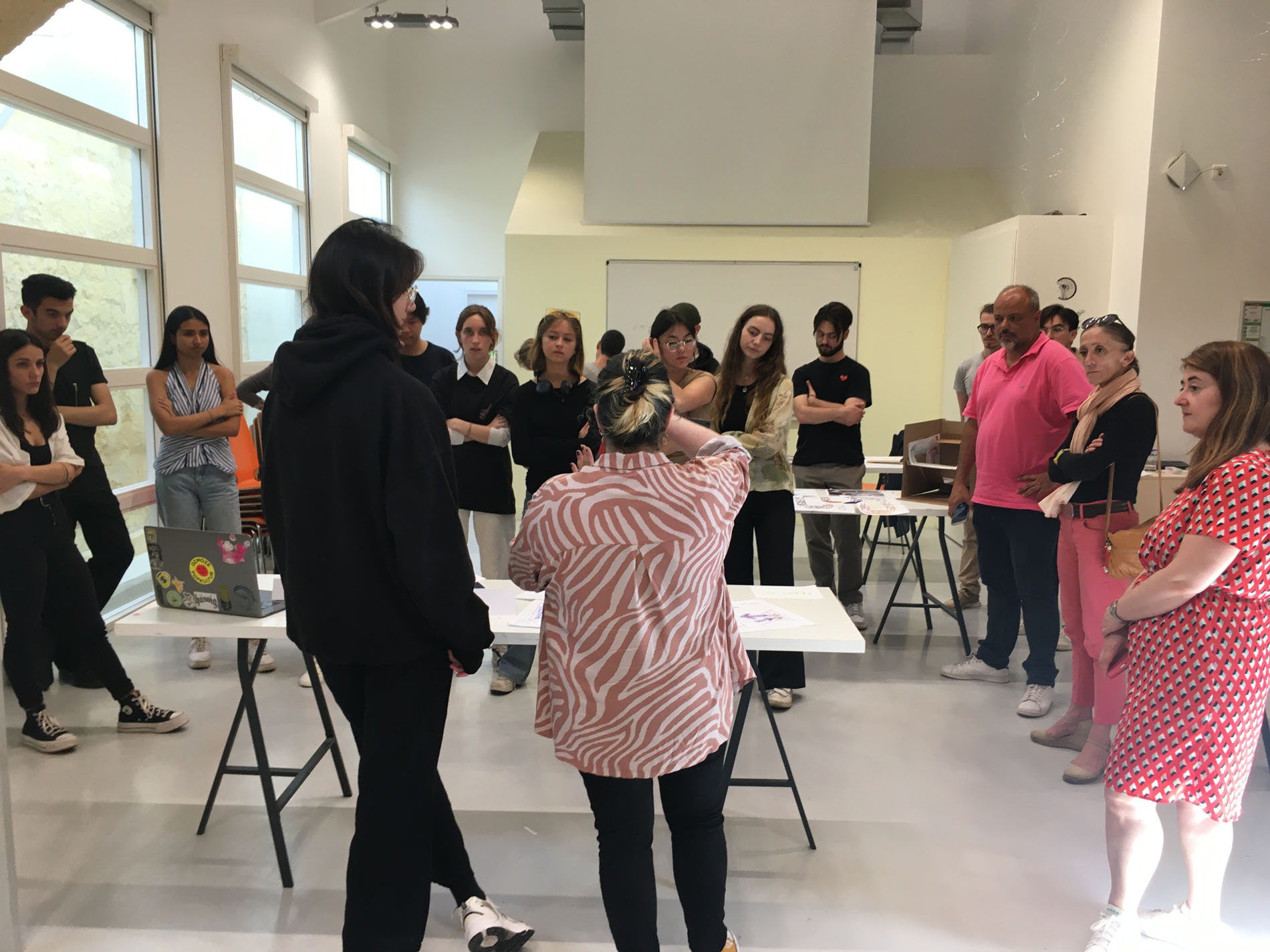 Taller de Supergráfica en la Escuela de Diseño de Burdeos Immaconcept