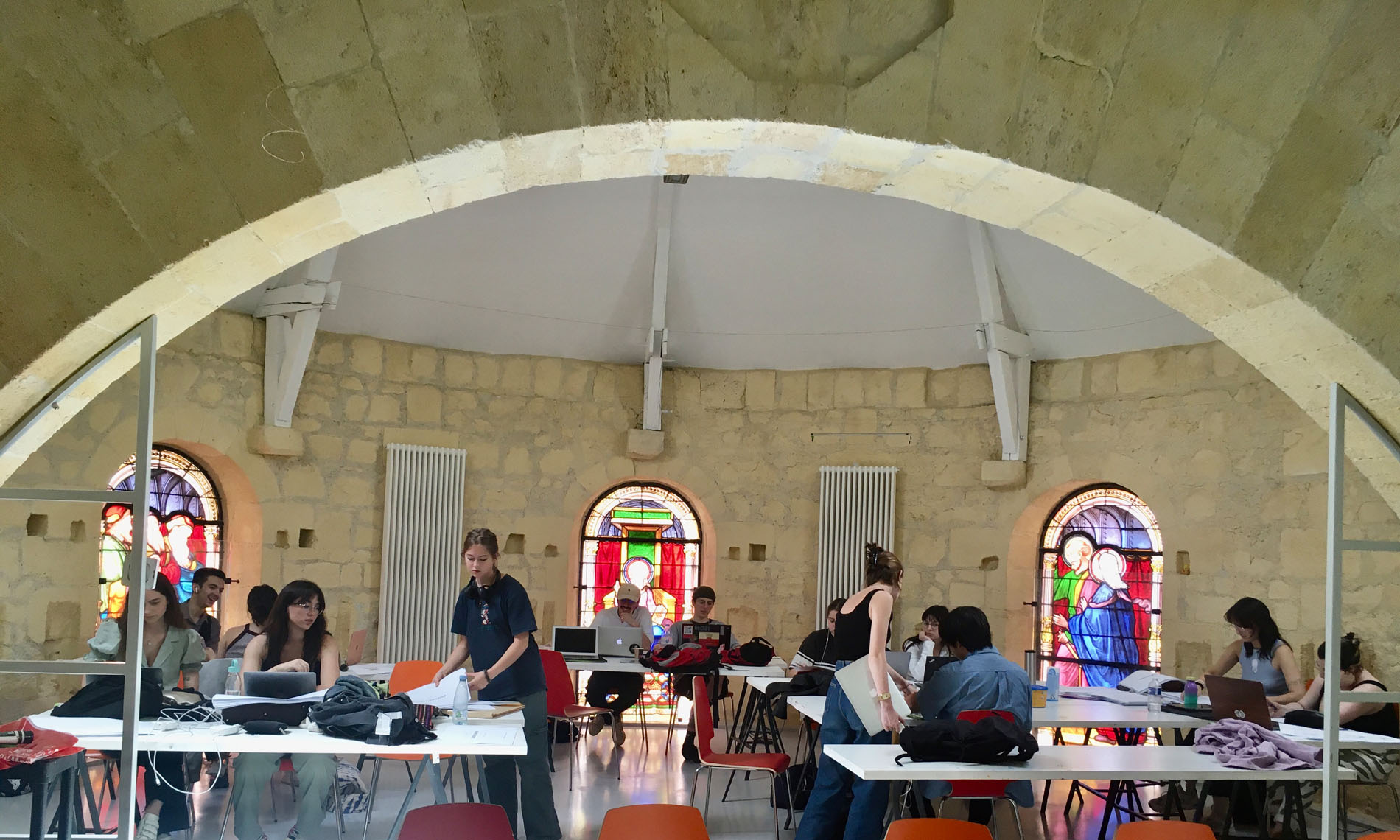 Taller de Supergráfica en la Escuela de Diseño de Burdeos Immaconcept