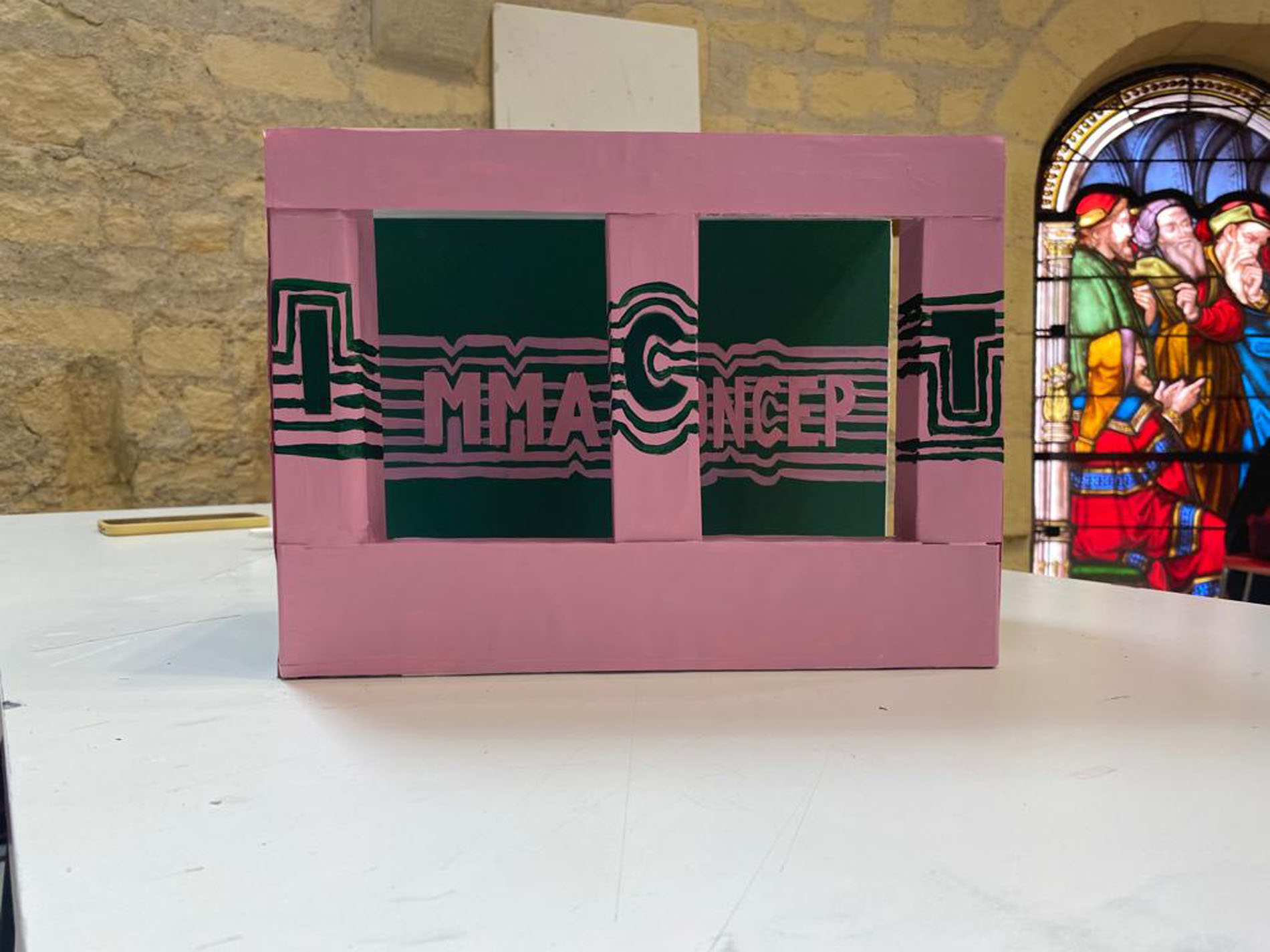 Taller de Supergráfica en la Escuela de Diseño de Burdeos Immaconcept