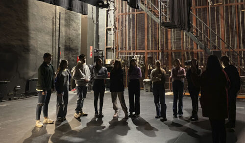 Visita de Escenografía al Teatro Bretón