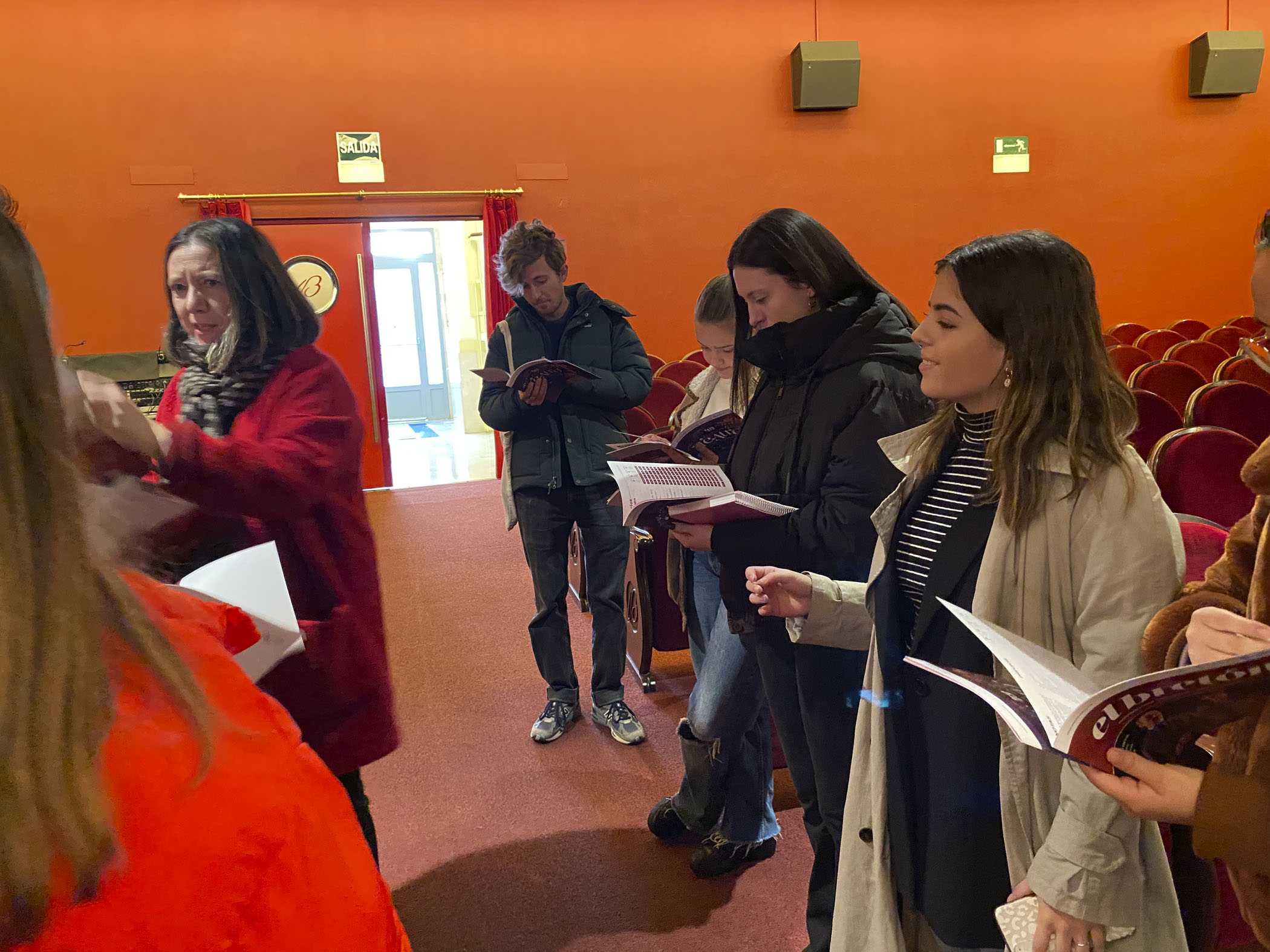 Visita de Escenografía al Teatro Bretón