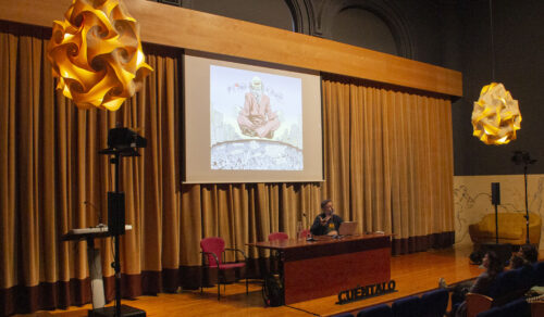 Miguel Brieva en la Esdir