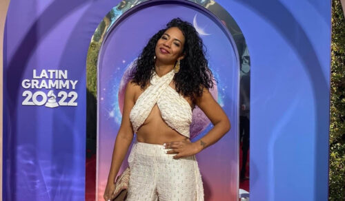 Irene Osés en los Grammy Latinos