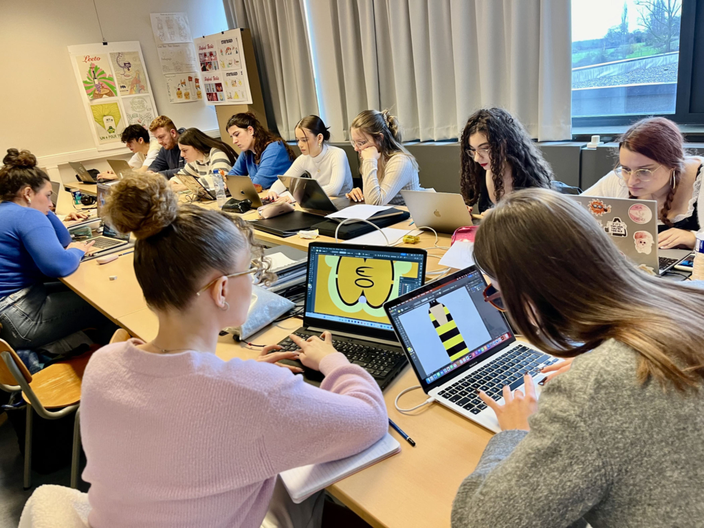 Workshop en HELHa Mons (Bélgica)