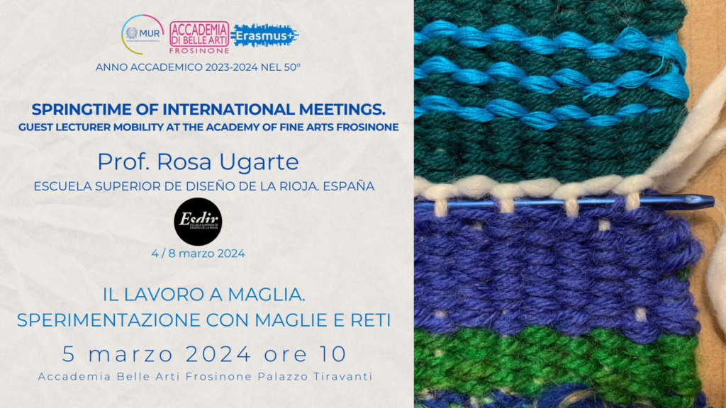 Workshop “Il lavoro a maglia” en la A.B.A. Frosinone