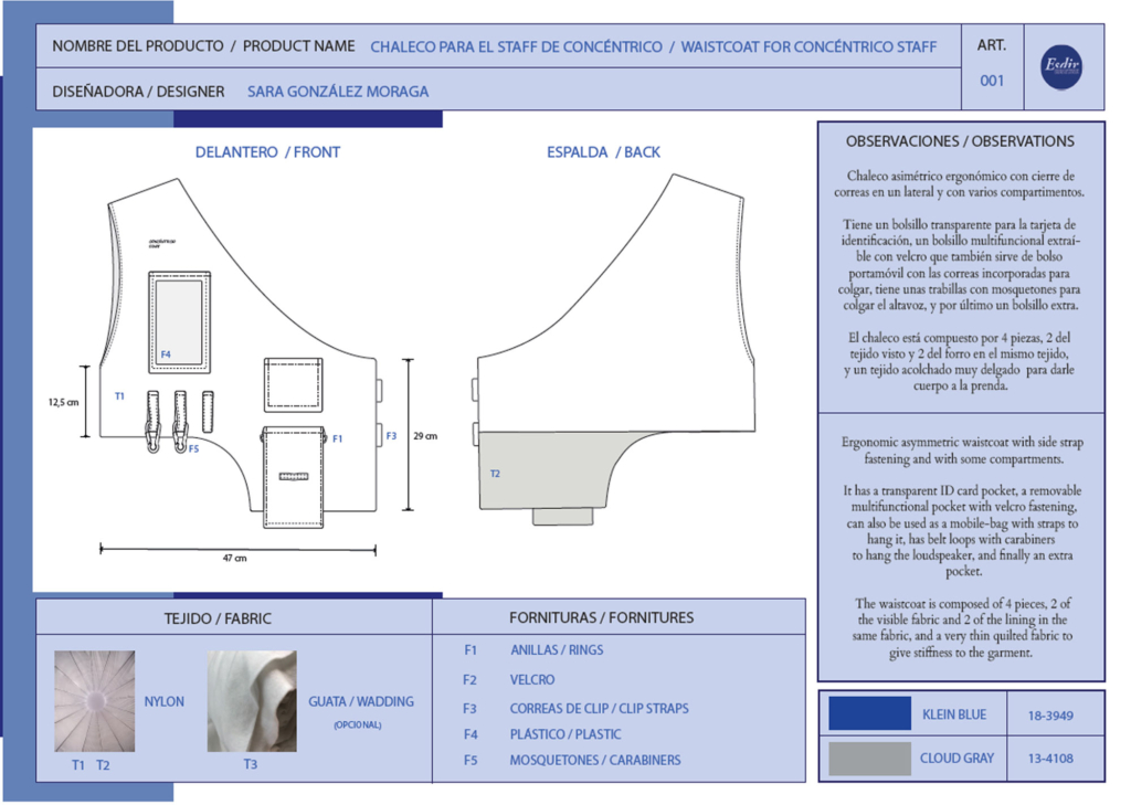 Sara González Moraga gana el concurso para el staff Concéntrico