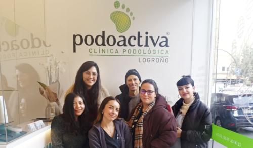 Visitando PODOACTIVA en el Master de Calzado