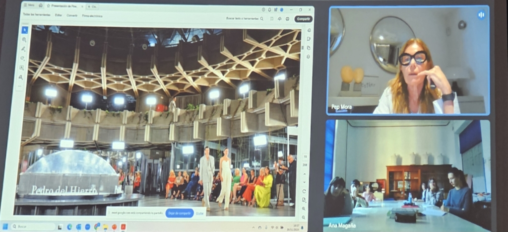 Esther García Capdevila en el Máster de Espacios para la Moda