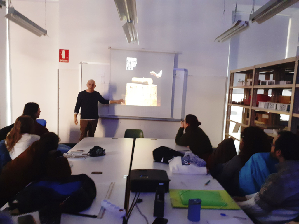 Jorge Padín en Taller de Escenografía