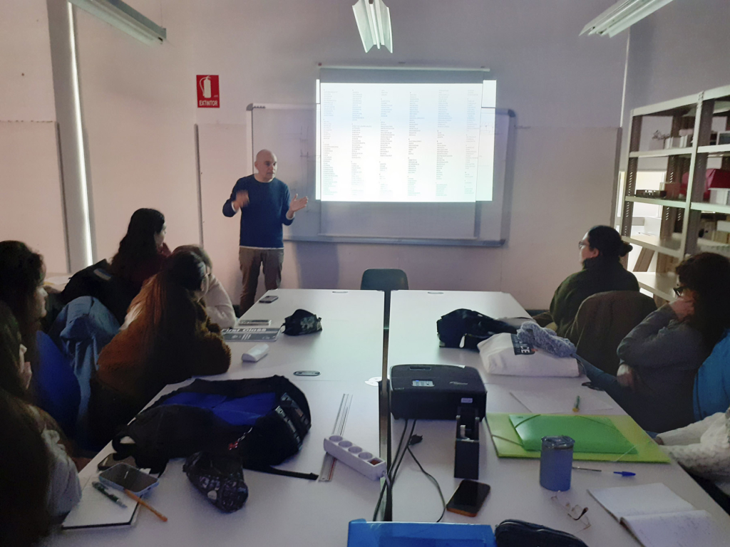 Jorge Padín en Taller de Escenografía