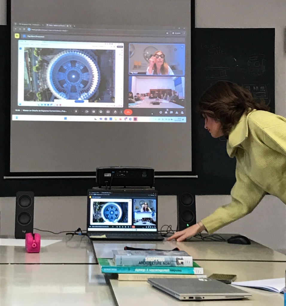 Esther García Capdevila en el Máster de Espacios para la Moda