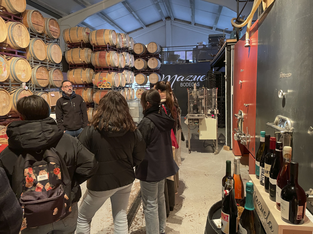 El Máster de Packaging visita Bodegas Mazuela