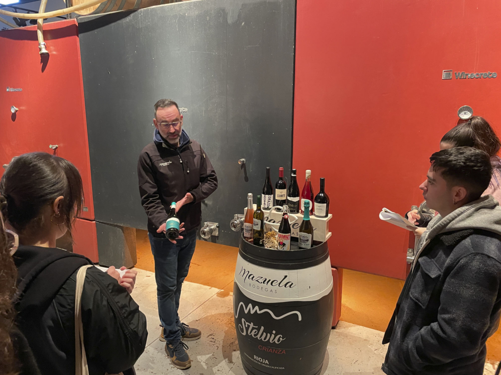 El Máster de Packaging visita Bodegas Mazuela