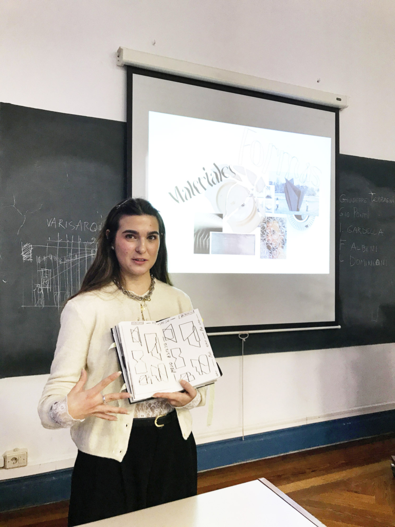 La diseñadora Haizea Diez en el Máster Espacios para la Moda