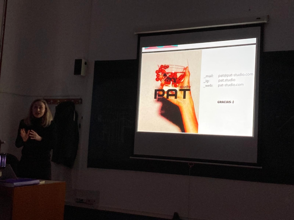 Patricia Sáinz de P A T Studio en el Máster de Espacios