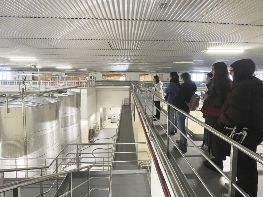 Visita del Máster de Packaging a Bodegas LAN