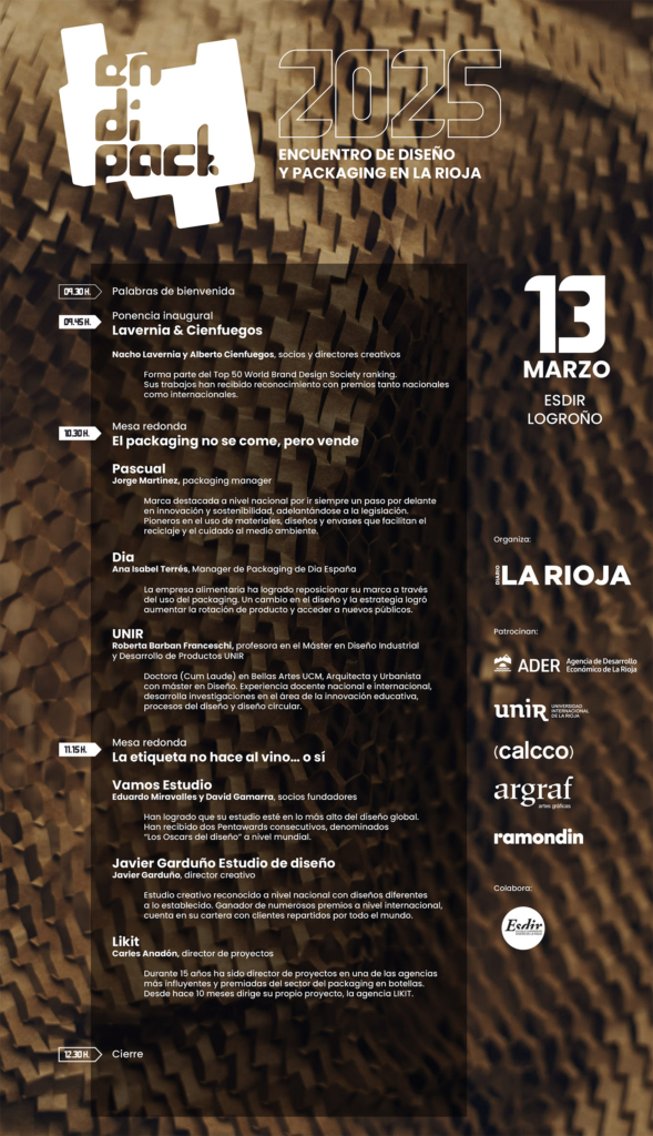 ENDIPACK 2025 el jueves 13 en el Salón de Actos de la Esdir