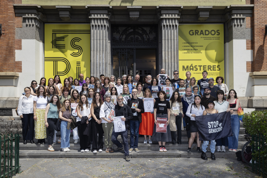 La ESDIR en las concentraciones contra el genocidio palestino