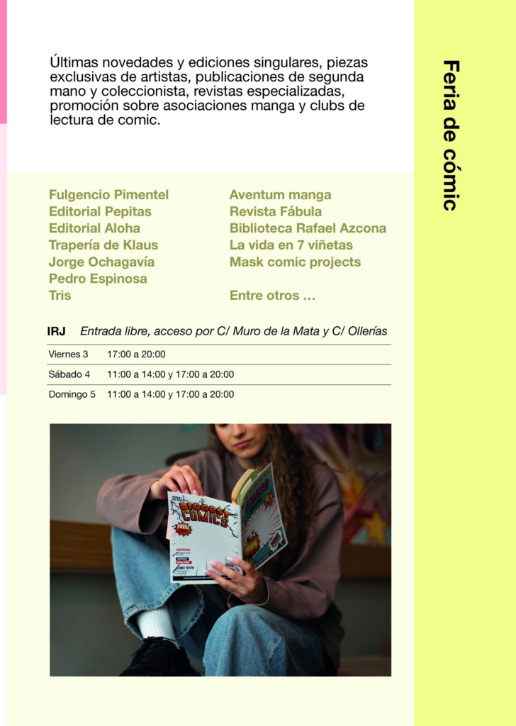 Programación II Festival Rioja Cómic del 3 al 6 de octubre