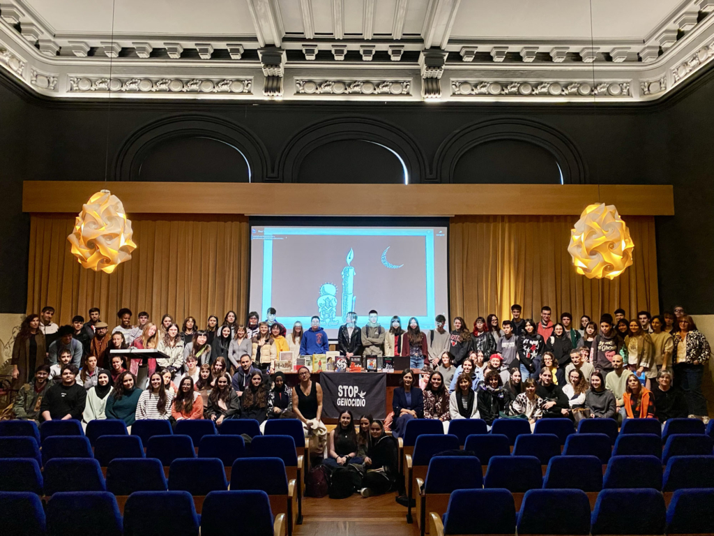 Acto por Palestina en la ESDIR