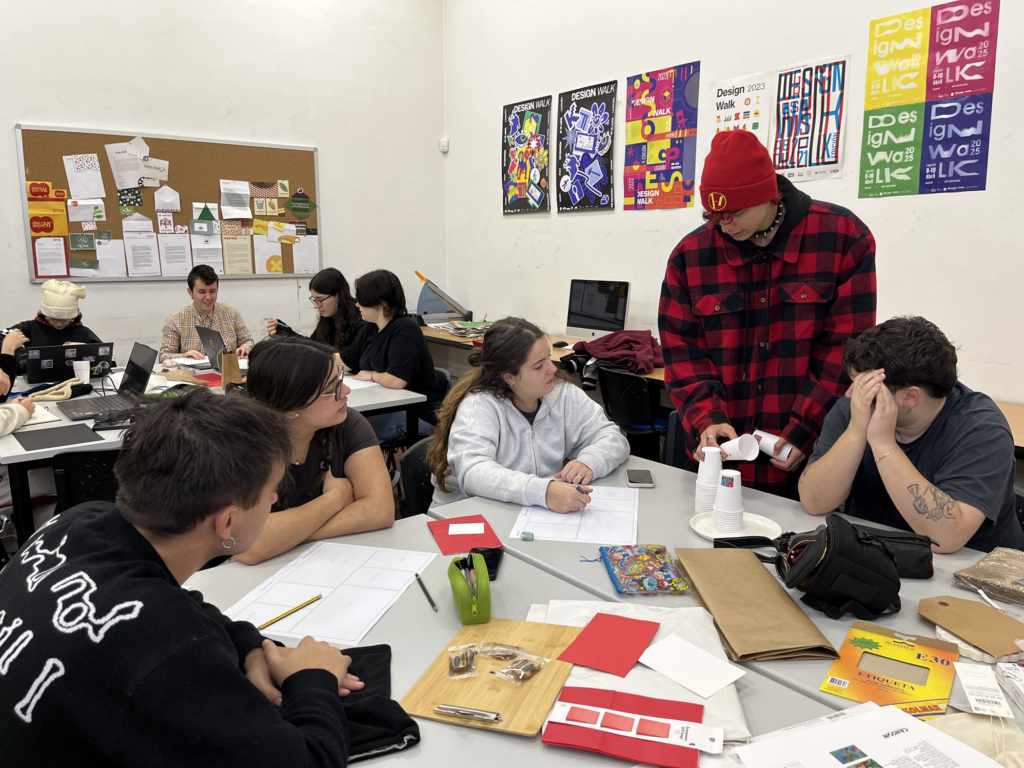 Taller en 2º de Gráfico con Nere Oria