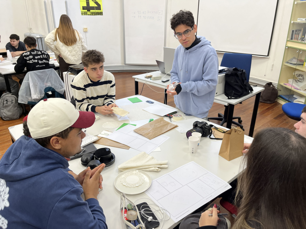 Taller en 2º de Gráfico con Nere Oria