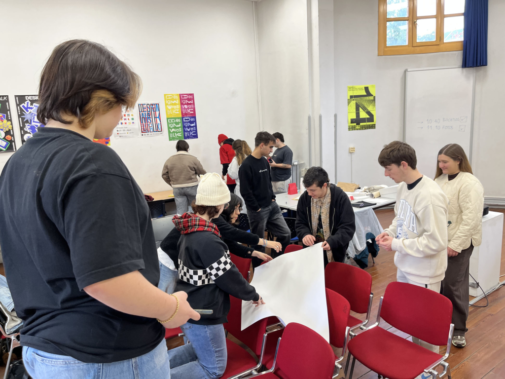 Taller en 2º de Gráfico con Nere Oria