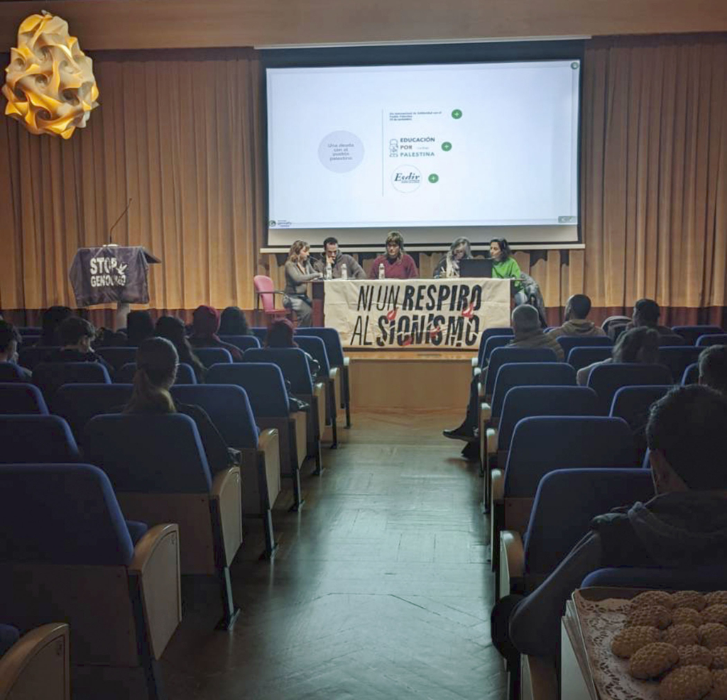 Acto de apoyo a Palestina a través de la cultura