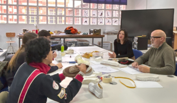 Ramón Ibáñez visita el Máster de Calzado