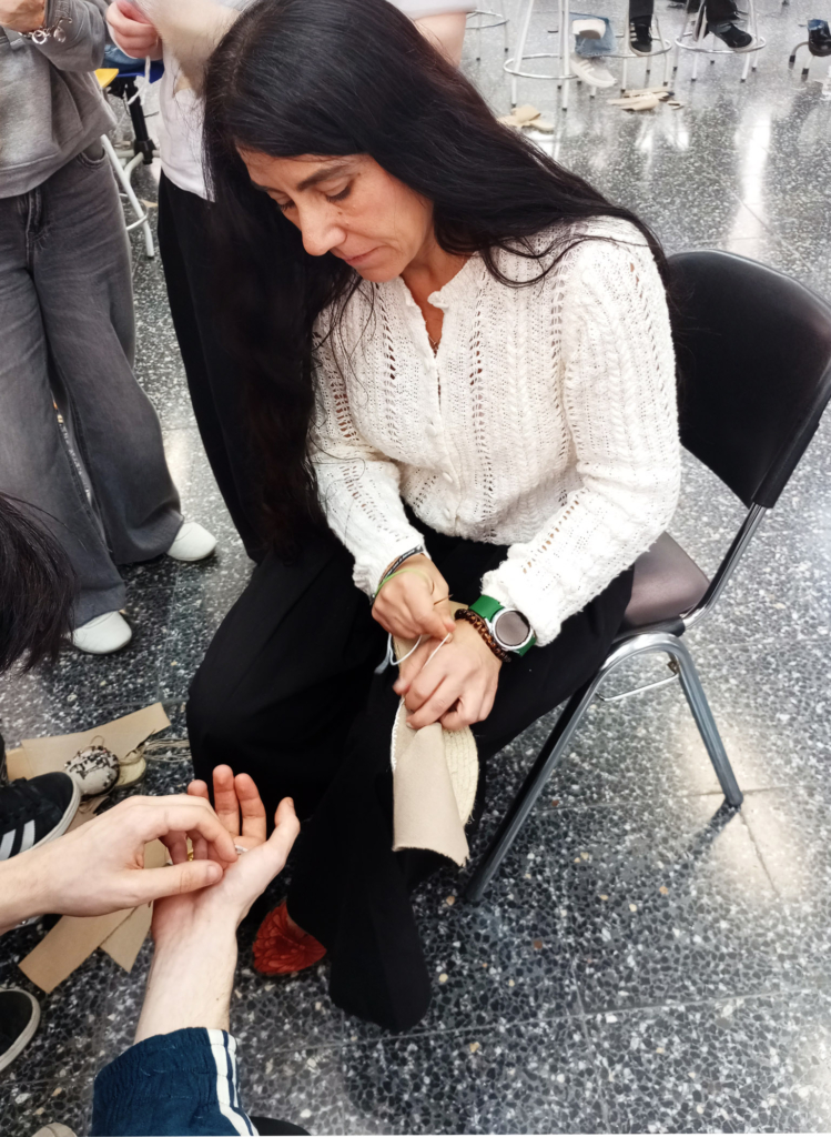 Taller de alpargatas con Saray Berdonces para 3º de moda