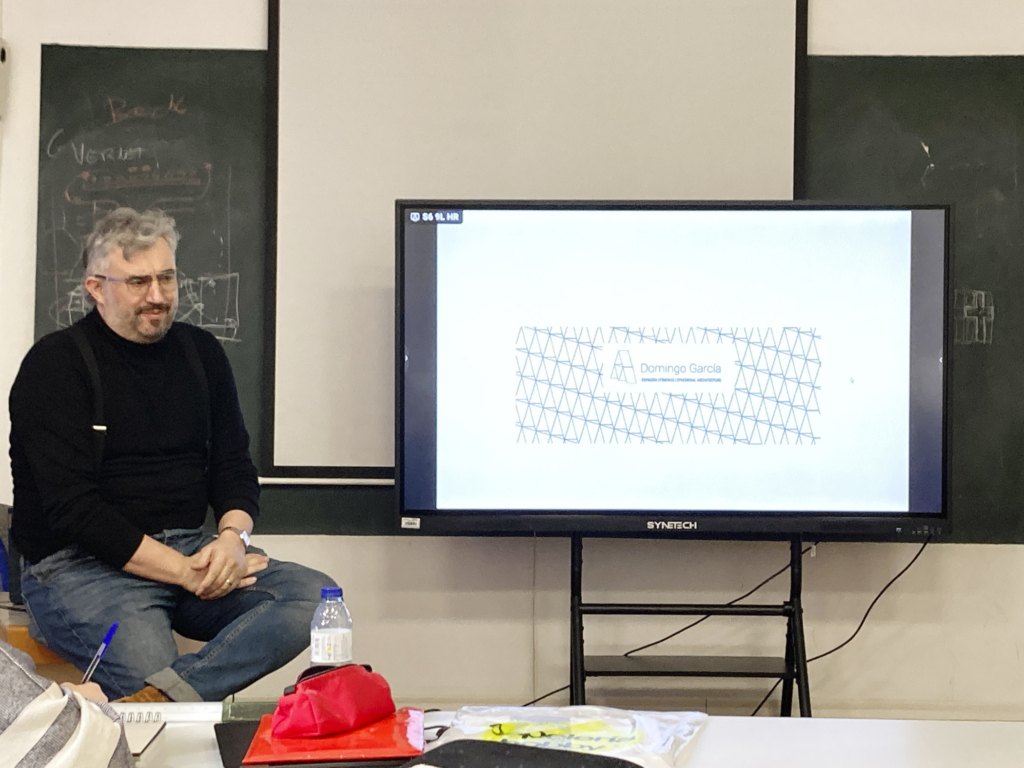 Domingo García en el Máster de Espacios