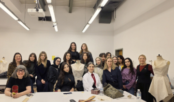 Taller "The dress as a second skin" en la la Istambul Bilgi University