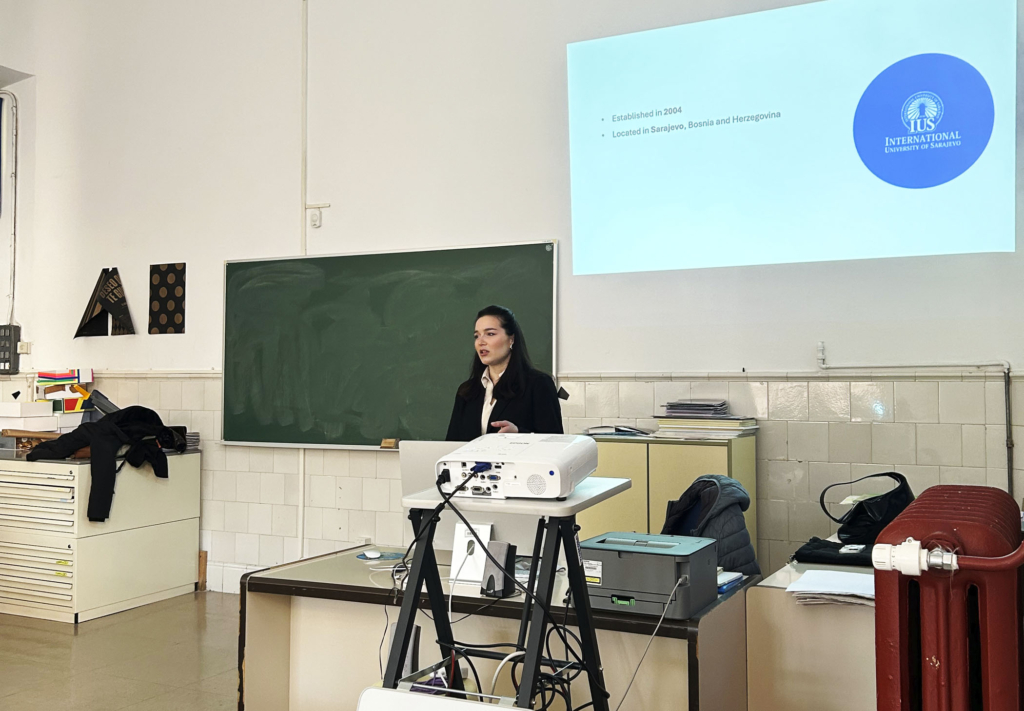 Visita a la ESDIR de Emir Hambo y Ermina Usanovic  (IUS de Bosnia-Herzegovina)