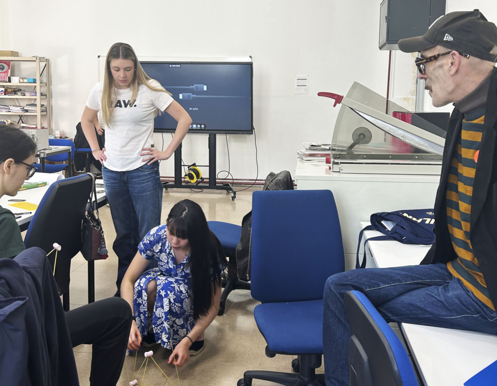 Visita a la ESDIR de Emir Hambo y Ermina Usanovic  (IUS de Bosnia-Herzegovina)