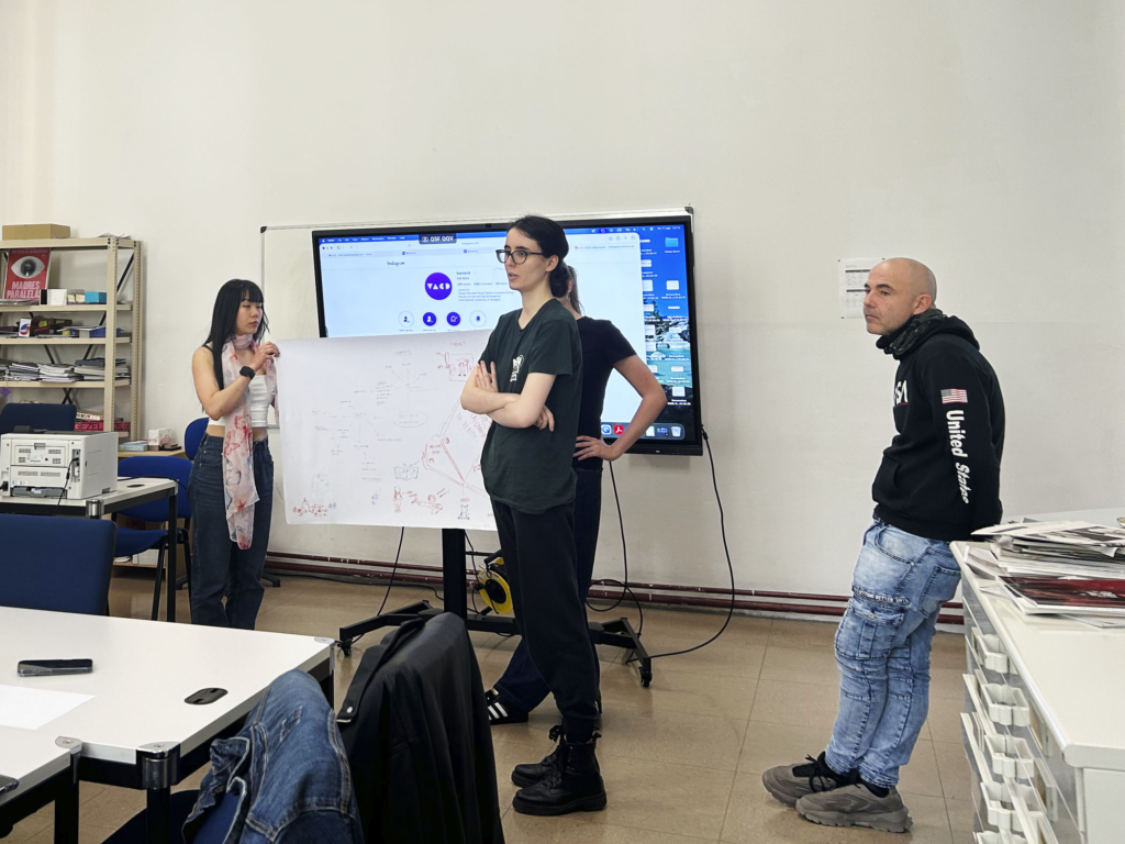 Visita a la ESDIR de Emir Hambo y Ermina Usanovic  (IUS de Bosnia-Herzegovina)