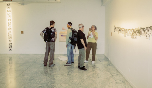 Inauguración exposición Falso Techo