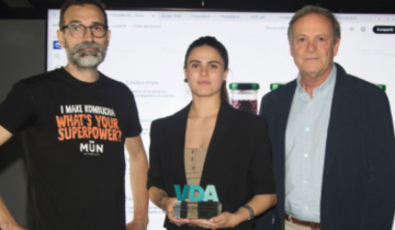 Candela Domínguez, de 3º de Producto, 3er premio en el Concurso Verallia