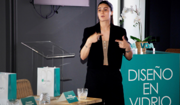 Candela Domínguez, de 3º de Producto, 3er premio en el Concurso Verallia